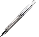 SMOOTHERPRO Braided Stainless Steel Twist EDC Pen for Business Office Metal Ballpoint Pen Gift