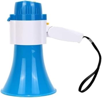 Powerful Megaphone Outdoor Megaphones Loudspeaker With Volume Control Hand Megaphone Foldable Handle Lightweight Powerful Bullhorn