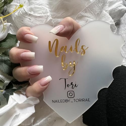 Soporte personalizado de uñas con forma de corazón miniatura 3