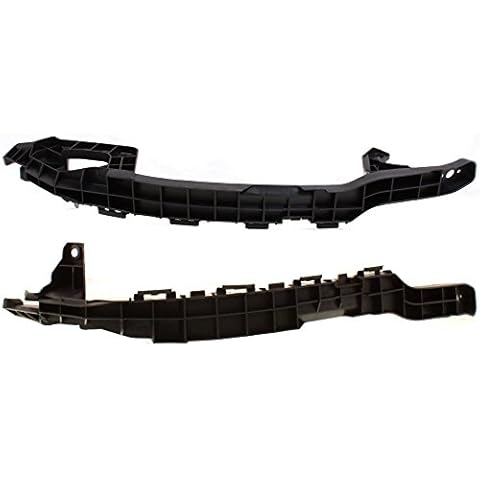 Evan Fischer Front Bumper Bracket Set of 2 Compatible With 2008-2012 Honda Accord, 4-Door, Sedan Driver and Passenger Side, Fits Under Headlights Cover