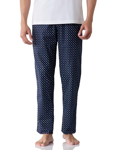 Image of Amazon Brand - Symbol mens 100% Cotton Pyjama /Lounge Pants |Regular Fit | Printed | Available in Plus Sizes