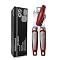 Safring Manual Can Opener – Heavy Duty Stainless Steel With Bottle Opener, Pink