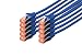 Produktbild DIGITUS - 10 Stück - Patch-Kabel Cat-6 - 5m - S-FTP Schirmung - Kupfer-Adern - LSZH Mantel - Netzwerk-Kabel - Blau