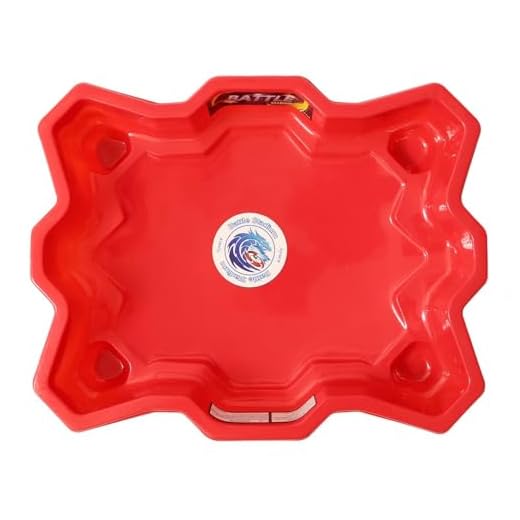 Aimoly Stadium Battle Arena for Beyblade Battling Game Metal Fusion Arena (red)