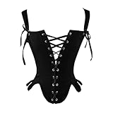 Matériaux de qualité supérieure : nous utilisons uniquement des tissus de qualité supérieure pour nos corsets pour femmes afin que vous vous sentiez à l'aise et qu'ils durent longtemps Les boutons sur le devant du corset sont en acier inoxydable pour que votre corset en dentelle reste toujours bien fermé.