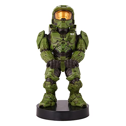 Exquisite Gaming: Halo: Master Chief - Mobile Phone & Gaming Controller Holder, Device Stand, Cable Guys, Xbox Licensed Figure, Green by Exquisite Gaming - Image 4