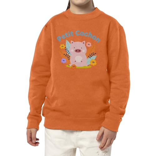 Sweatshirt enfant petit cochon idée cadeau anniversaire originale