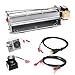 GFK4 Fireplace Blower kit for Heatilator, Majestic, CFM, Vermont Castings, Monessen; Rotom #HBRB74K