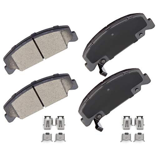 Image of CCIYU Front D273 Disc Brake Pad Set Fit For Honda For Accord 1984-1985,For Honda For Civic 1988-2000,For Honda For Civic del Sol 1993-1997,For Honda For CRX 1988-1991, Brake Pads 4PCS