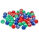 DECHOUS 49Pcs Bunte Bingo-Zahlenkugeln Mini 1 bis 49 Nummerierte Raffle-Bälle Ersatz für Erwachsene Bingo-Spiel-Zubehör Vending-Machine Lotto Tennis