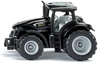 siku 1397, Toy Tractor for Children, Model 'DEUTZ-FAHR TTV 7250 Warrior', Metal/Plastic, Black