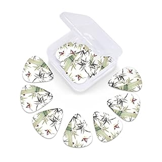 Ensemble de 12 médiators de guitare à motif d’oiseau en bambou pour guitare acoustique, guitare électrique, contrebasse… - Les Beatles, Paul McCartney, John Lennon, RIngo Starr, George Harrison Ensemble de 12 médiators de guitare à motif d'oiseau en bambou pour guitare acoustique, guitare électrique, contrebasse… – Image 6