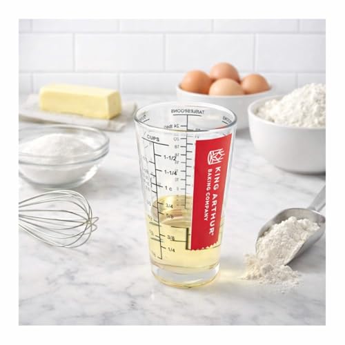 King Arthur Baking Company Mix N Measure Glass, Heavyweight Glass, Multi-Purpose Liquid and Dry Measuring Cup by King Arthur - Image 3