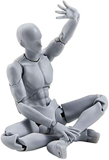 Artists Sketch Movable Limb Action Figure Model,Flexible Body Human Mannequin Kit,Articulated Kids Student