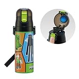 スケーター(Skater) 水筒 子供用 直飲み 470ml マインクラフト 25 Minecraft 男の子 保冷専用 ステンレス 軽量タイプ waterbottle スポーツボトル キッズ こども 水瓶 SDC4-A