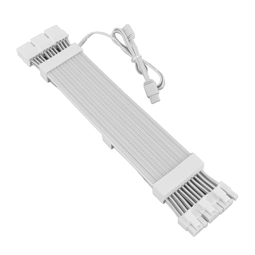 Câble PC ARGB d'extension RVB 5V 3 broches pour alimentation carte graphique 3x8 pins