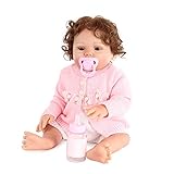 CHAREX Reborn Baby Dolls Full Body Vinyl - 18 inch Realistic Sleeping Baby Dolls, Newborn Baby That Look Real, Anatomically Correct Dolls Gift Set for Girls Boy Kids Age 3+