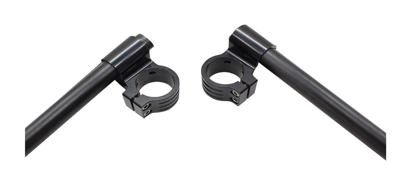 Alzas Manillar Motocicleta Manillar Elevador De Motocicleta Clip-Ons Barras De Manillar De Horquilla Clip Ons Manillar De Motocicleta Universal CNC De Aluminio(Riser Black 41mm)