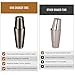 VinoBravo Stainless Steel Black Boston Cocktail Shaker Set, Two-Piece Professional Shaking Tin Set: 18oz & 28oz Weighted Mixology Set Bartender Kit, Margarita and Martini Shakers