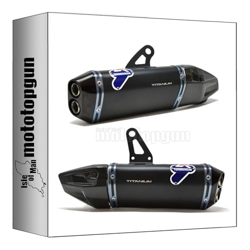 Scarico open termignoni scarico open titanio nero racing compatibile con ducati streetfighter v4 2020 2021 mototopgun