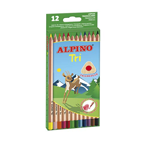 Alpino 128 - Pack de 12 lápices, multicolor