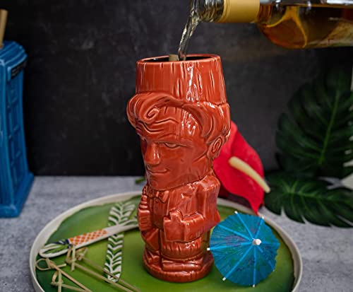 DOCTOR WHO Geeki Tikis Eleventh Doctor Ceramic Mug Holds 20 Ounces, Brown - Image 4