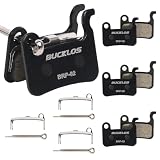 BUCKLOS Bike Disc Brake Pads - Bicycle Disk Brake Pads for Zoom/Shimano Deore XT XTR LX SLX Hone Alfine Saint for Ebike/Mountain Bike/Electric Bike/Road/Scooter(Resin)