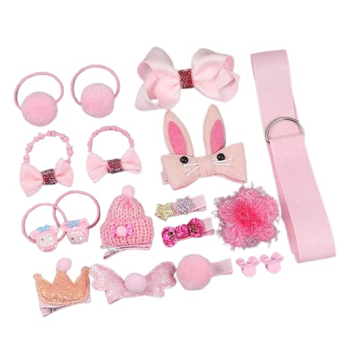 RKPM HOMES Hair Clips Set I Hair Ties Elastic I Hair Rope Barrettes, Cute Hair Bows, Ponytail Holder Hairpins Set I Hair Accessories I for Baby Girls Teens Toddlers – Set of 18 (Korean Pink) (B0BB9Y4JJ6) Amazon Price History, Amazon Price Tracker