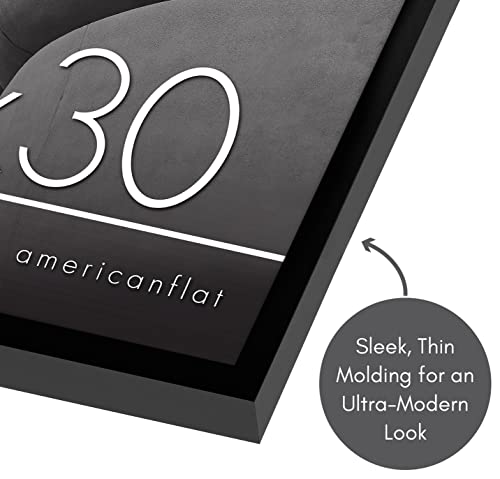 Americanflat 20X30 Poster Frame In Black With Polished Plexiglass - Thin Border 20 X 30 Inch Large Picture Frame For Wall, Poster Frames In Horizontal Or Vertical Format #TOP5