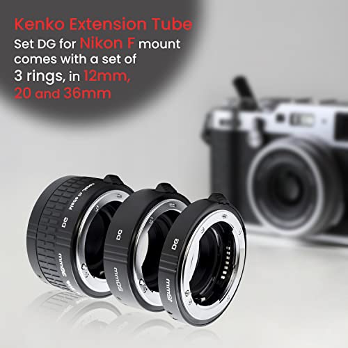 Kenko Auto Extension Tube Set Dg (12, 20 & 36Mm Tubes) For Nikon Cameras #TOP3