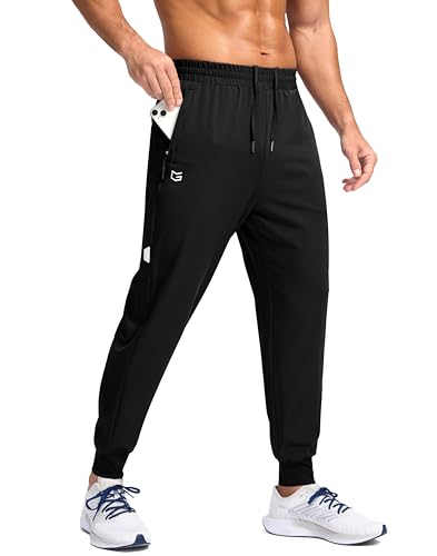 G Gradual Men's Joggers with Zipper Pockets Lightweight Athletic Workout