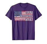 Best Pawpaw Ever American Flag Shirt Father's Day Gift T-Shirt for Women Men