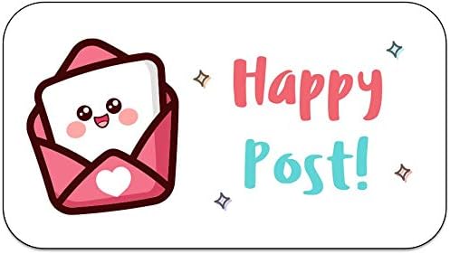 Happy Post Stickers Happy Mail Labels for Small Business Packaging ...