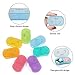 HRX Package Little Daily Pill Box Case AM PM for 7 Day, Small Pocket Purse Pills Holder, Cute Drug Organizer Container 2 Times a Day