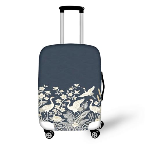 Housse valise protection animaux blancs en spandex élastique pour bagages voyage
