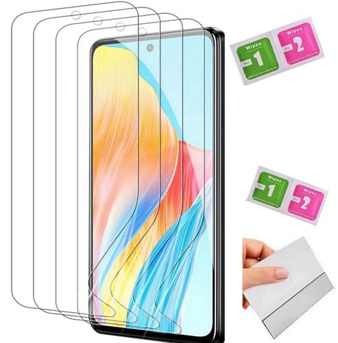 AILIKA - Juego de 4 protectores de pantalla para Oppo F3 Plus, protector de pantalla de hidrogel premium, antiarañazos y preservación táctil