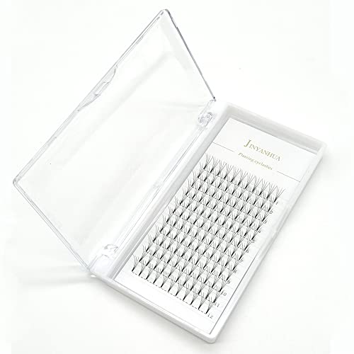 Jinyanhua Premade Eyelash Fans Extension 8-15Mm Length 4D/5D/6D/7D/8D 0.07Mm Short Stem Handmade Fans Premade Professional Eyelash Extensions Faux Mink (12Mm, 4D-0.07-C) #TOP6