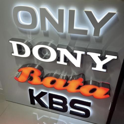 Yanubabi Custom Backlit Channel Letters