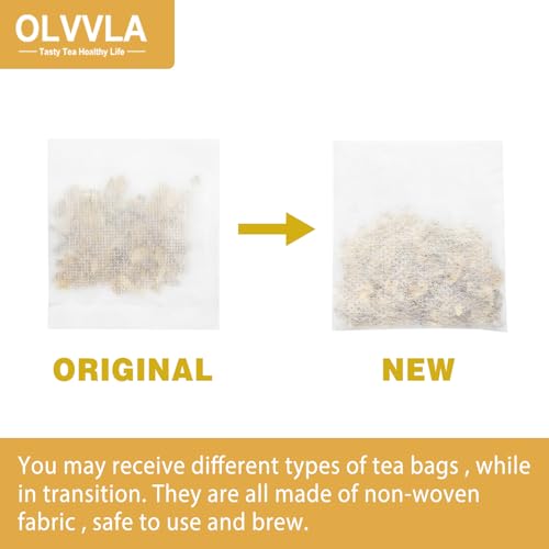 Image of Olvvla - Premium Burdock Root Tea - 2.5g X 60 Count - 100% Pure Natural Burdock Herbal Tea bags - Caffeine-free Burdock Tea - Help to Detox & Digestive Support