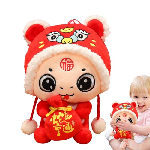 Peluche serpent du Nouvel An chinois 2025, le cadeau de chance idéal