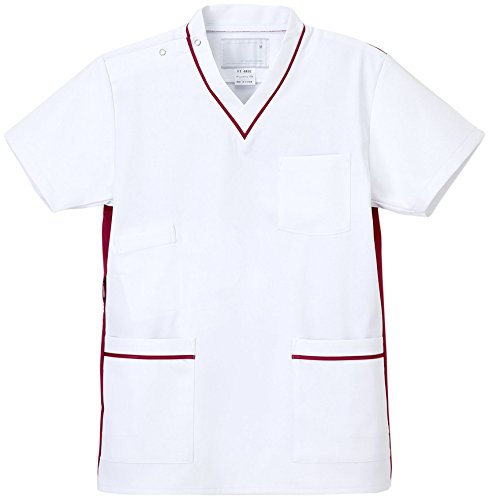 ナガイレーベン NAGAILEBEN 男女兼用上衣 FT4492 Mサイズ Tバーガンディ