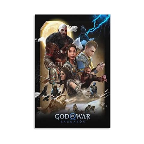 GLIMDA God of War Ragnarok Classic Game Full Character Poster Poster Decorative Painting Canvas Wall Posters And Art Picture Print Modern Family Bedroom Decor Posters 16x24inch(40x60cm) Cover