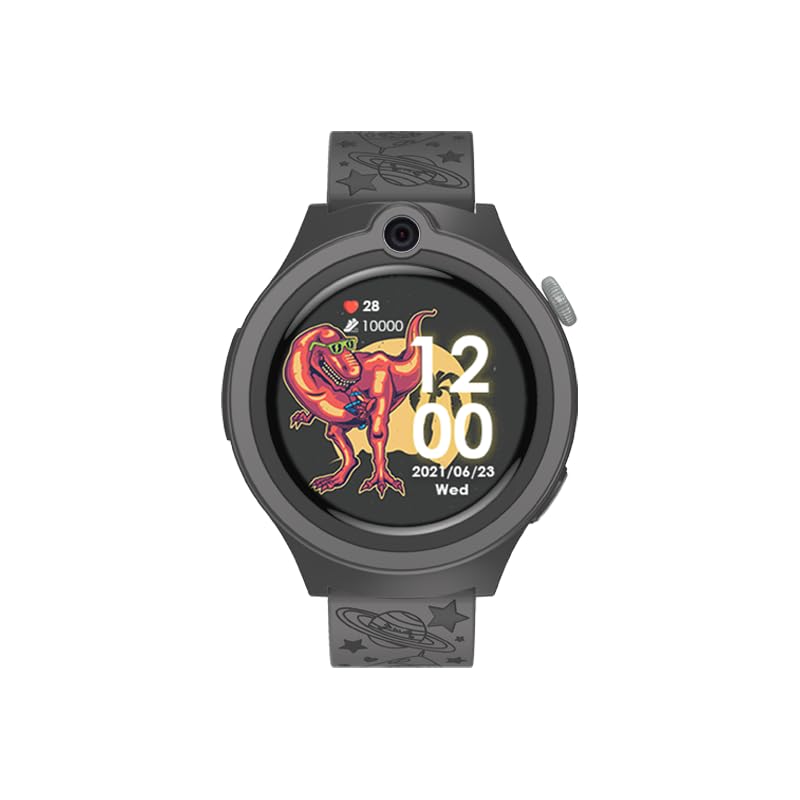 BEMI Moki Smartwatch dla dzieci 4G LTE z GPS, wideorozmowami, SOS i GEO-ogrodzeniem, ekran dotykowy 1,32 cala, IP67, Nano SIM, 550 mAh, fioletowy