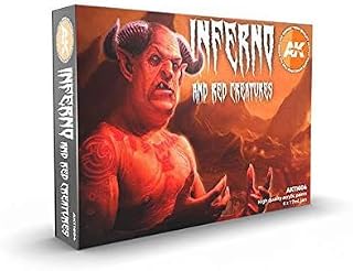 Inferno and Red Creatures - Plastic Model Building Paints and Accessories # 11604