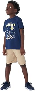 Conjunto Infantil Menino Curto Com Estampa Tam 1 A 16