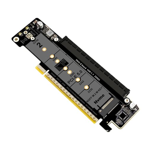 Convertidor PCIe 5.0 M.2 NVMe con división de carril para maximizar la velocidad de lectura