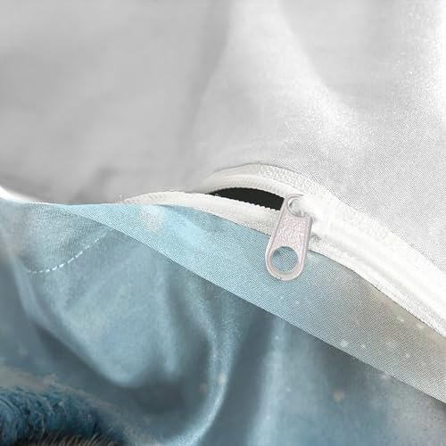 Housse de couette pingouin 3D en microfibre 140x200 pour lit simple - 8