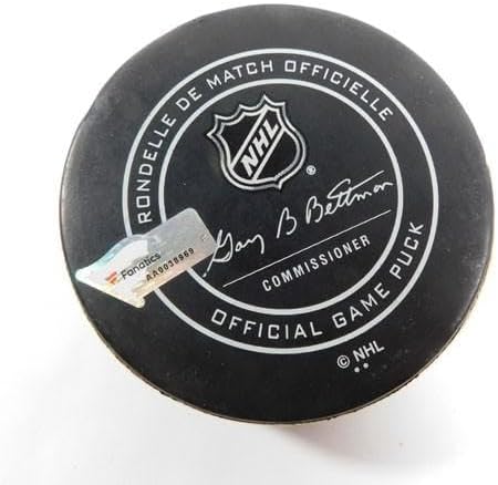 2019 Arizona Coyotes vs. Los Angeles Kings Game Used Puck 4-2-19 - NHL Unsigned Game Used Pucks