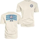 Winnipeg Jets NHL Officially Licensed T-Shirt Ringspun Front/Back Fury Ivory, X-Large