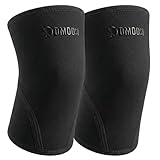 DMoose Fitness エルボースリーブ ウェイトリフティング、パワーリフティング、腱炎の緩和に - USPA承認 丈夫で耐久性のある肘スリーブ 男女兼用 - 強化ステッチパワースリーブ (ブラック-M)